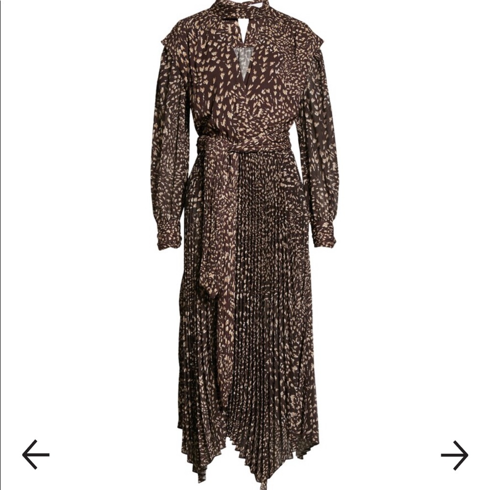 Jonathan Simkhai Devyn Textured Dot Long Sleeve C… - image 1